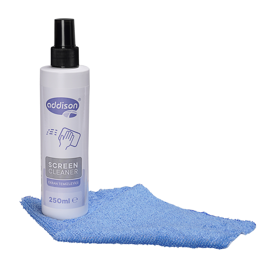ADDISON 300871, Ekran Temizleyici Sprey 250ml. Microfiber Bez ile Birlikte(1923) 2 ADDISON 300871, Ekran Temizleyici Sprey 250ml. Microfiber Bez ile Birlikte(1923) - Görsel 2