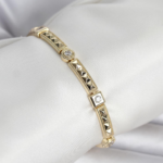 Xuping Punta Model Gold Renk Kadın Bileklik 5886