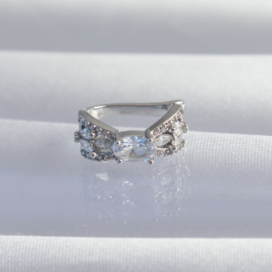 Haydiburaya 104 Pirinç Gümüş Renk Zirkon Taş Kaplama Earcuff Küpe 5886