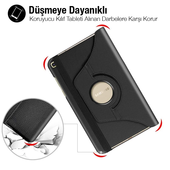 SM Galaxy Tab A 10.0 (P580-P585) 360 Derece Döner Standlı Kılıf-(5775) 3 SM Galaxy Tab A 10.0 (P580-P585) 360 Derece Döner Standlı Kılıf-(5775) - Görsel 3