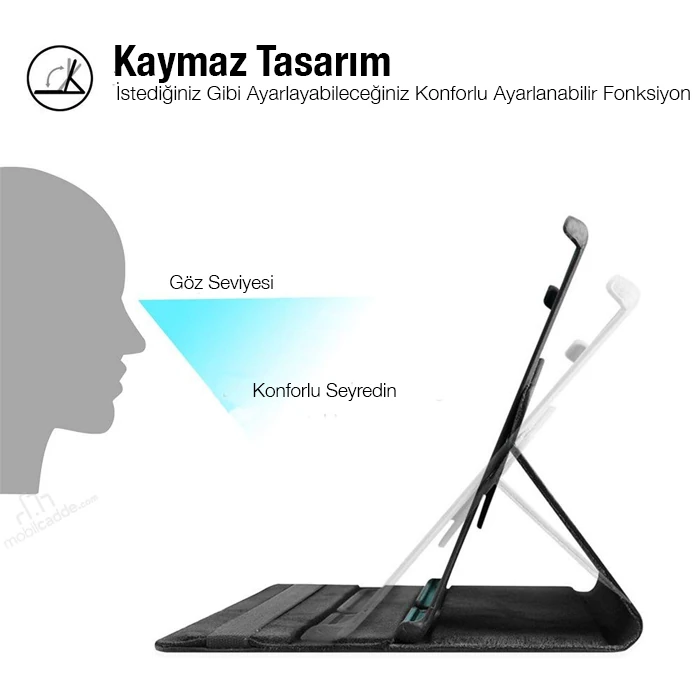SM Galaxy Tab A 10.0 (P580-P585) 360 Derece Döner Standlı Kılıf-(5775) 4 SM Galaxy Tab A 10.0 (P580-P585) 360 Derece Döner Standlı Kılıf-(5775) - Görsel 4