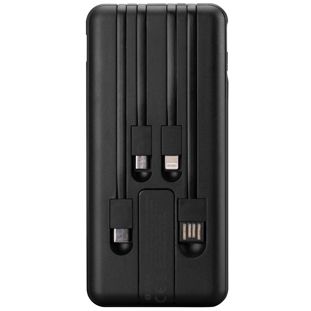 S-LINK IP-G13K, Siyah, 10.000mAh, 1xUSB, 1xMicro USB, 4in1 Kablolu (Type-C, Lightning, Micro ve USB), LCD Göstergeli, PowerBank(1923) 4 S-LINK IP-G13K, Siyah, 10.000mAh, 1xUSB, 1xMicro USB, 4in1 Kablolu (Type-C, Lightning, Micro ve USB), LCD Göstergeli, PowerBank(1923) - Görsel 4