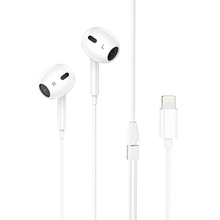HOCO M1 Max iPhone Lightning Kulakiçi Mikrofonlu Kablolu Kulaklık-(5775) 2 HOCO M1 Max iPhone Lightning Kulakiçi Mikrofonlu Kablolu Kulaklık-(5775) - Görsel 2
