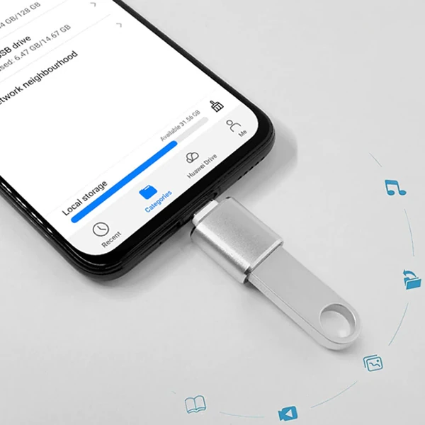 ALLY Usb Type-C Dönüştürücü Otg Adaptör 3 ALLY Usb Type-C Dönüştürücü Otg Adaptör - Görsel 3