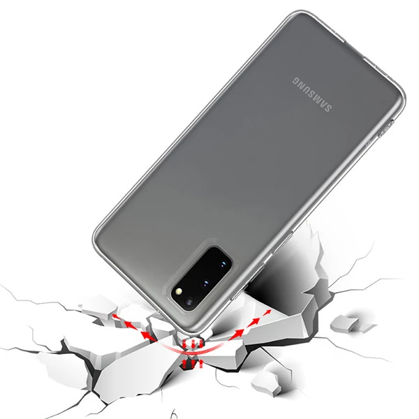 SM Galaxy S20/ S2 Lite 2.0mm Şeffaf Silikon kılıf Shockproof kılıf -> ŞEFFAF 2 SM Galaxy S20/ S2 Lite 2.0mm Şeffaf Silikon kılıf Shockproof kılıf -> ŞEFFAF - Görsel 2