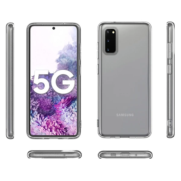 SM Galaxy S20/ S2 Lite 2.0mm Şeffaf Silikon kılıf Shockproof kılıf -> ŞEFFAF 3 SM Galaxy S20/ S2 Lite 2.0mm Şeffaf Silikon kılıf Shockproof kılıf -> ŞEFFAF - Görsel 3