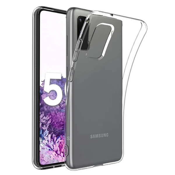 SM Galaxy S20/ S2 Lite 2.0mm Şeffaf Silikon kılıf Shockproof kılıf -> ŞEFFAF 4 SM Galaxy S20/ S2 Lite 2.0mm Şeffaf Silikon kılıf Shockproof kılıf -> ŞEFFAF - Görsel 4