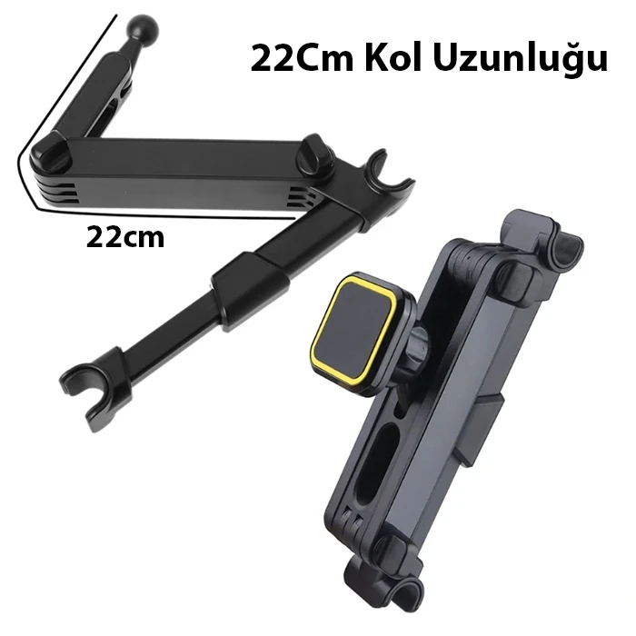 ALLY LF-072B Koltuk Arkası Araç içi Mıknatıslı Manyetik Telefon Tutucu 3 ALLY LF-072B Koltuk Arkası Araç içi Mıknatıslı Manyetik Telefon Tutucu - Görsel 3