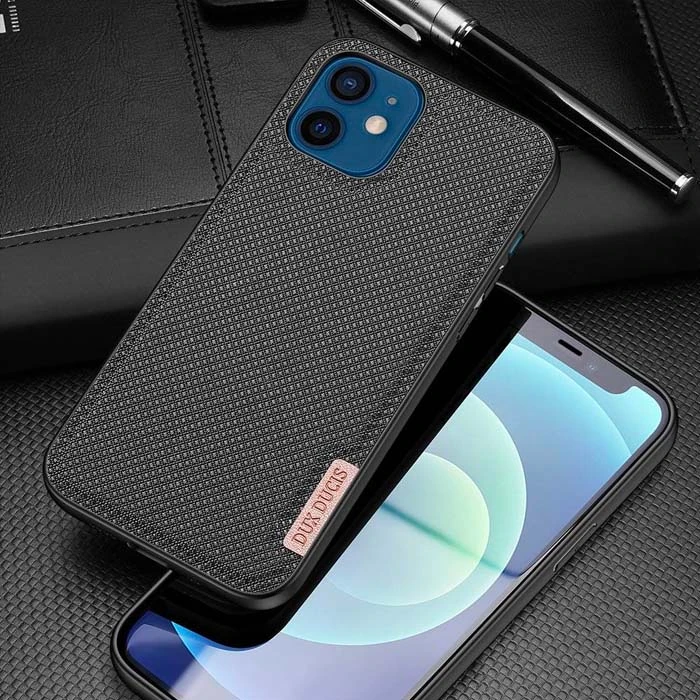 Dux Ducis Fino Serisi iPhone 12 -12 Pro 6.1inç Kılıf Premium Dokuma Silikon Kılıf-(5775) 3 Dux Ducis Fino Serisi iPhone 12 -12 Pro 6.1inç Kılıf Premium Dokuma Silikon Kılıf-(5775) - Görsel 3