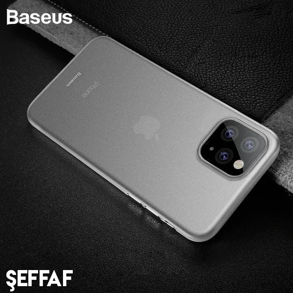 Baseus Wing Case İPhone 11 Pro 5.8 Ultra İnce Lux Mat Şeffaf Kılıf 1 Baseus Wing Case İPhone 11 Pro 5.8 Ultra İnce Lux Mat Şeffaf Kılıf