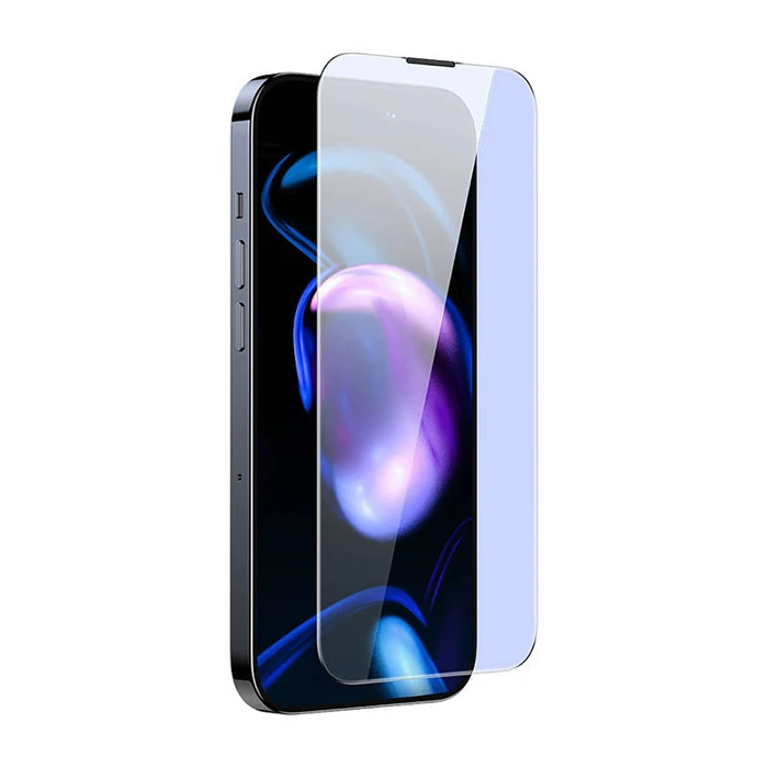 Baseus Crystal iPhone 15 Pro Max Full Koruma Anti Mavi Işık Tempered Cam Ekran Koruyucu 2 Adet Set 2 Baseus Crystal iPhone 15 Pro Max Full Koruma Anti Mavi Işık Tempered Cam Ekran Koruyucu 2 Adet Set - Görsel 2