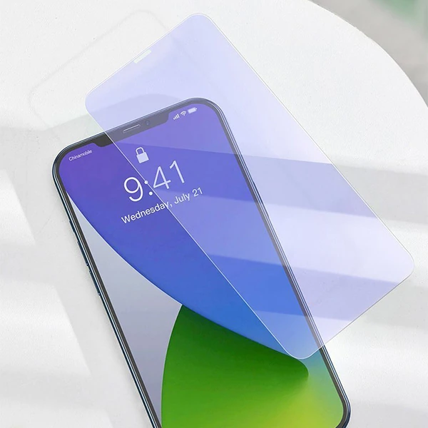 Baseus İPhone 12/12 PRO 6.1 0.3mm Antiblue Cam Ekran Koruyucu 2Adet 3 Baseus İPhone 12/12 PRO 6.1 0.3mm Antiblue Cam Ekran Koruyucu 2Adet - Görsel 3