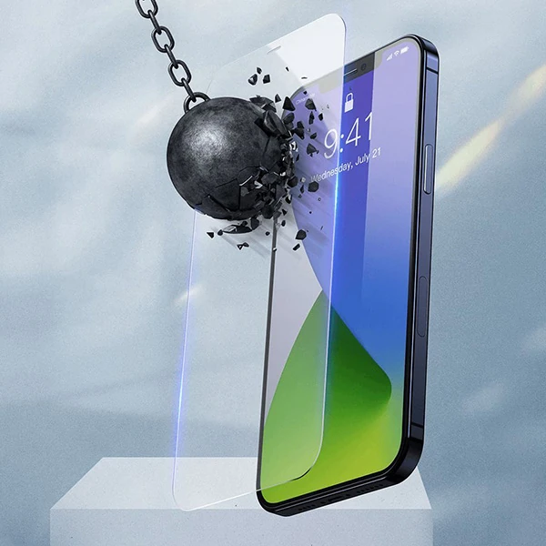 Baseus İPhone 12/12 PRO 6.1 0.3mm Antiblue Cam Ekran Koruyucu 2Adet 4 Baseus İPhone 12/12 PRO 6.1 0.3mm Antiblue Cam Ekran Koruyucu 2Adet - Görsel 4