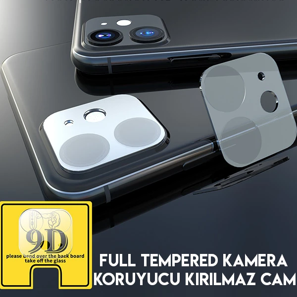 iPhone 11 6.1 full Tempered Kamera Koruyucu Kırılmaz Cam-(5775) 2 iPhone 11 6.1 full Tempered Kamera Koruyucu Kırılmaz Cam-(5775) - Görsel 2