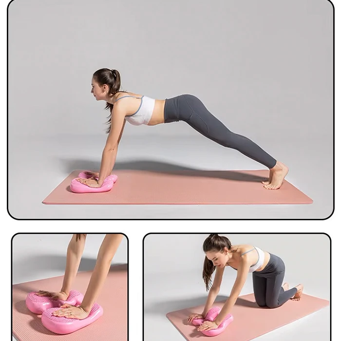 EZERE Ayak Denge Pedalı Egzersiz Aleti Ev Fitness İçin Şişme Mini Stepper 3 EZERE Ayak Denge Pedalı Egzersiz Aleti Ev Fitness İçin Şişme Mini Stepper - Görsel 3