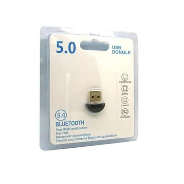 ALLY V5.0 USB Bluetooth 5.0 Dongle Bluetooth Adaptör CSR 3 ALLY V5.0 USB Bluetooth 5.0 Dongle Bluetooth Adaptör CSR - Görsel 3