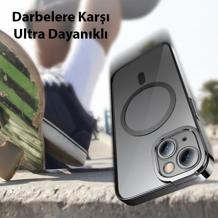 Baseus Glitter iPhone 14 6.1 Magsafe Silikon Kılıf + Tempered Ekran Koruyucu Set 4 Baseus Glitter iPhone 14 6.1 Magsafe Silikon Kılıf + Tempered Ekran Koruyucu Set - Görsel 4