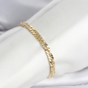 CM 14K Gold Renk Kalın Zincir Model Kadın Bileklik 5886