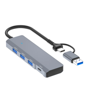 Haydiburaya 87 ALLY ADS-309D 4 Portlu USB+Type-C USB 3.0 Çoklayıcı Data HUB Adaptör