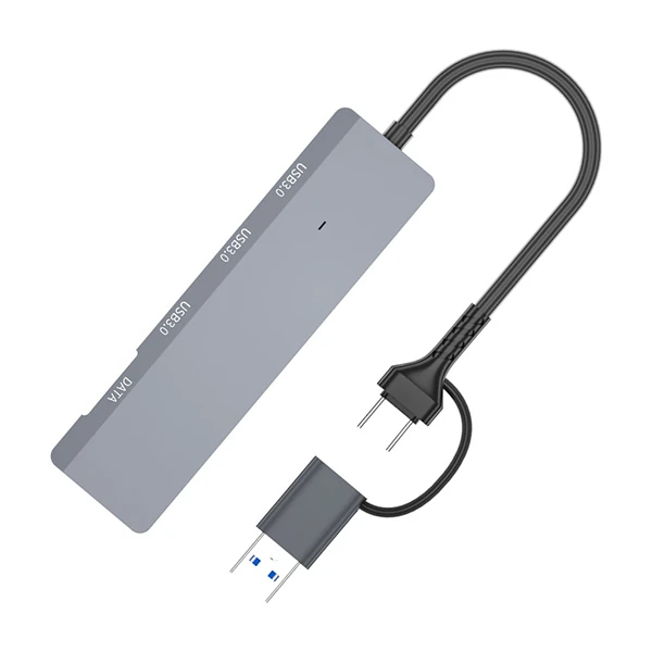 ALLY ADS-309D 4 Portlu USB+Type-C USB 3.0 Çoklayıcı Data HUB Adaptör 3 ALLY ADS-309D 4 Portlu USB+Type-C USB 3.0 Çoklayıcı Data HUB Adaptör - Görsel 3