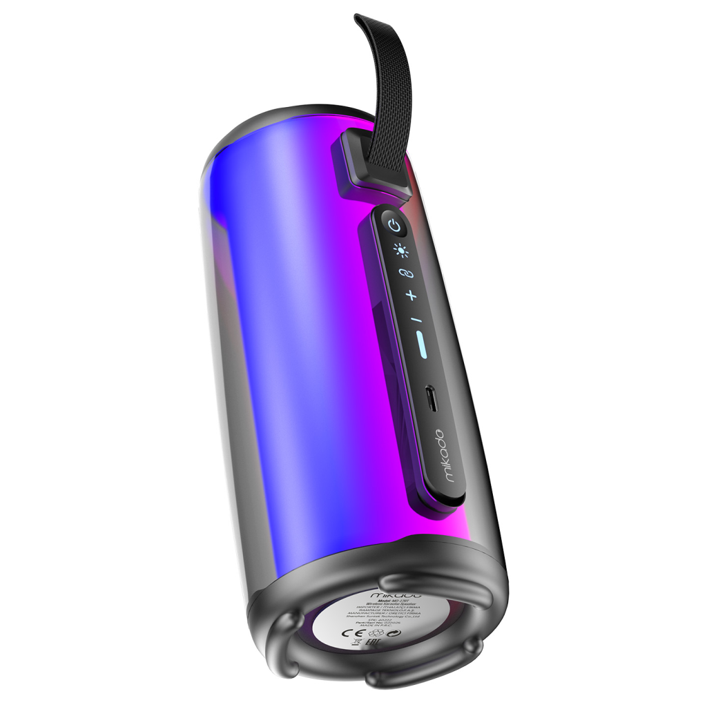 MIKADO MD-17BT CAPELLA, 10W, Taşınabilir, USB/AUX/BT/TF, RGB Işıklı, Transparan, 1800mAh, Mikrofon, Karaoke, Bluetooth Speaker,(1923) 2 MIKADO MD-17BT CAPELLA, 10W, Taşınabilir, USB/AUX/BT/TF, RGB Işıklı, Transparan, 1800mAh, Mikrofon, Karaoke, Bluetooth Speaker,(1923) - Görsel 2