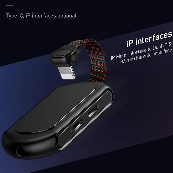 Baseus L47 3in1 2X iPhone Lightning başlık Ve 3.5mm Kulaklık Çıkışlı Şarj Adaptörü 3 Baseus L47 3in1 2X iPhone Lightning başlık Ve 3.5mm Kulaklık Çıkışlı Şarj Adaptörü - Görsel 3
