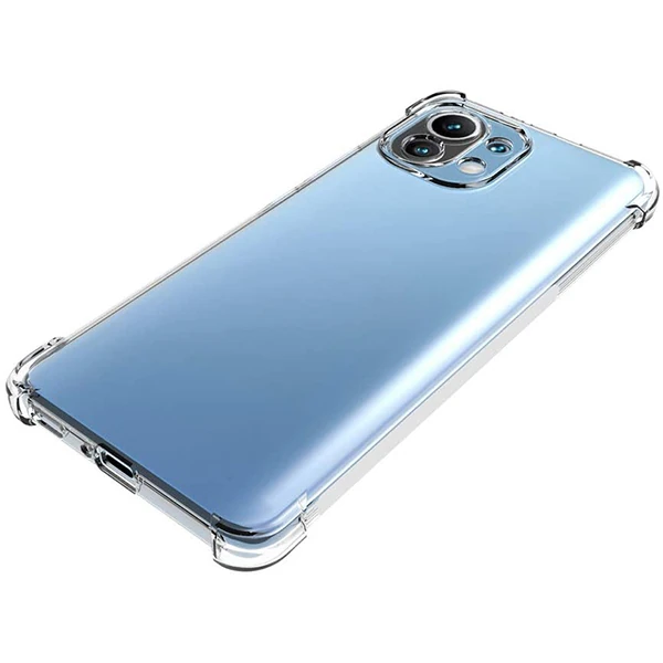 Xiaomi Mi 11 Lite Kamera Korumalı Shockproof Şeffaf Silikon Kılıf-(5775) 4 Xiaomi Mi 11 Lite Kamera Korumalı Shockproof Şeffaf Silikon Kılıf-(5775) - Görsel 4