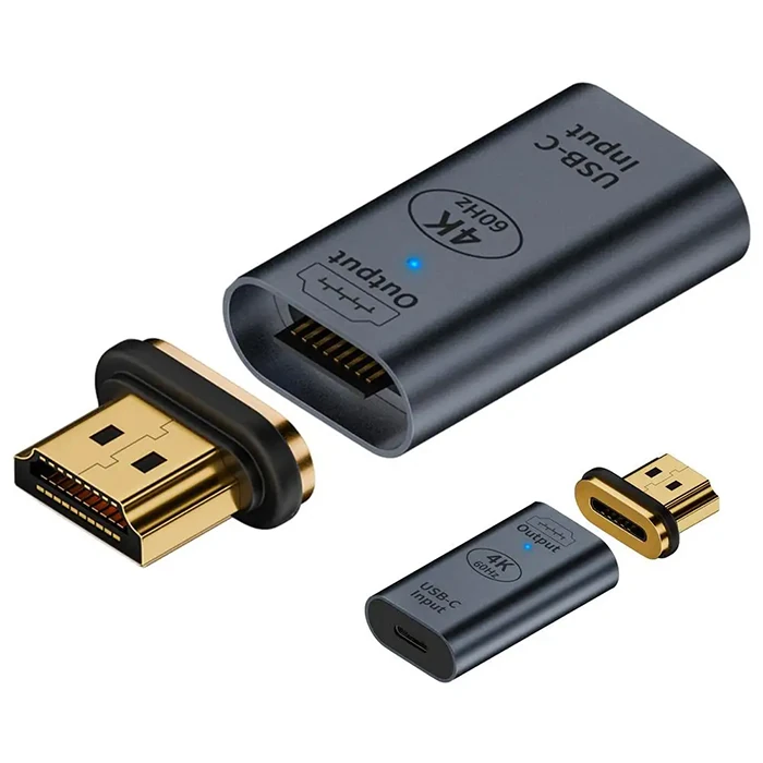 ALLY HDMI To Type-c 4K 60Hz Mıknatıs Başlıklı Çevirici Otg Adaptör-(5775) 1 ALLY HDMI To Type-c 4K 60Hz Mıknatıs Başlıklı Çevirici Otg Adaptör-(5775)
