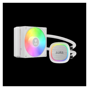 GAMDIAS AURA GL120 V2 WH, White Edition, 120mm, RGB, 1 Fanlı, CPU Sıvı Soğutma(1923)