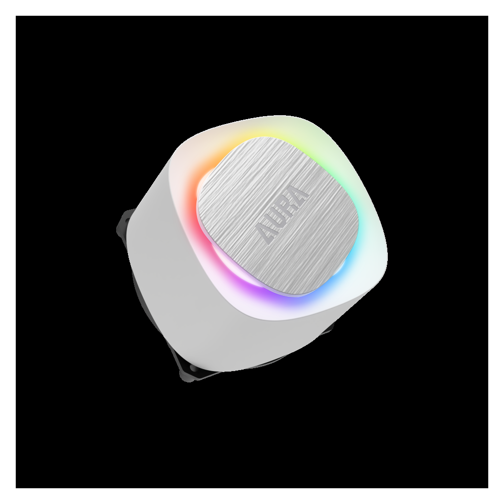 GAMDIAS AURA GL120 V2 WH, White Edition, 120mm, RGB, 1 Fanlı, CPU Sıvı Soğutma(1923) 2 GAMDIAS AURA GL120 V2 WH, White Edition, 120mm, RGB, 1 Fanlı, CPU Sıvı Soğutma(1923) - Görsel 2