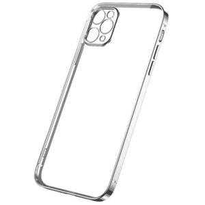 Haydiburaya 87 ALLY İPhone 12 Pro 6.1 Metal Görünümlü Darbeye Dayanıklı Silikon Kılıf