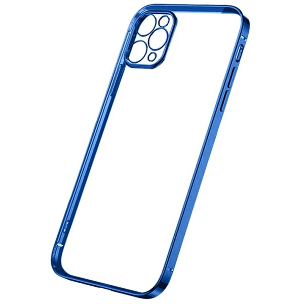 ALLY İPhone 12 Pro 6.1 Metal Görünümlü Darbeye Dayanıklı Silikon Kılıf 2 ALLY İPhone 12 Pro 6.1 Metal Görünümlü Darbeye Dayanıklı Silikon Kılıf - Görsel 2
