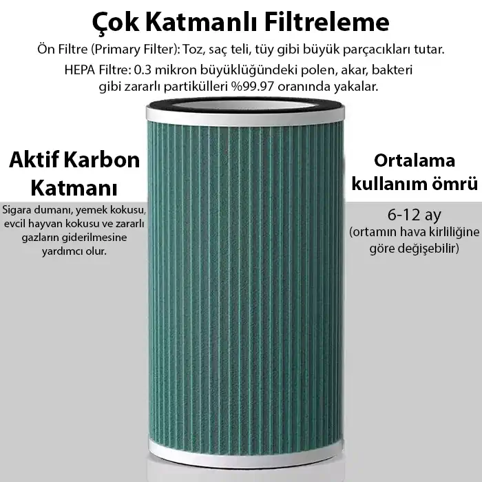 EZERE ANİON Ultrasonik Hava Temizleyici için Yedek Filtre-(5775) 3 EZERE ANİON Ultrasonik Hava Temizleyici için Yedek Filtre-(5775) - Görsel 3