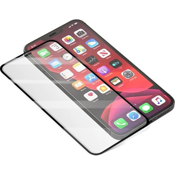 BEST iPhone 12 Pro Max 6.7 9H 3D Tempered Full Cam Ekran Koruyucu 2 BEST iPhone 12 Pro Max 6.7 9H 3D Tempered Full Cam Ekran Koruyucu - Görsel 2