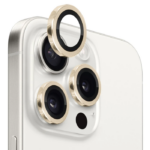 ALLY iPhone 15 Pro/15 Pro Max Kamera Lens Koruma Camı-(5775)