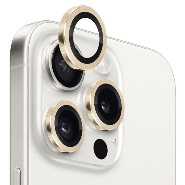 ALLY iPhone 15 Pro/15 Pro Max Kamera Lens Koruma Camı 1 ALLY iPhone 15 Pro/15 Pro Max Kamera Lens Koruma Camı