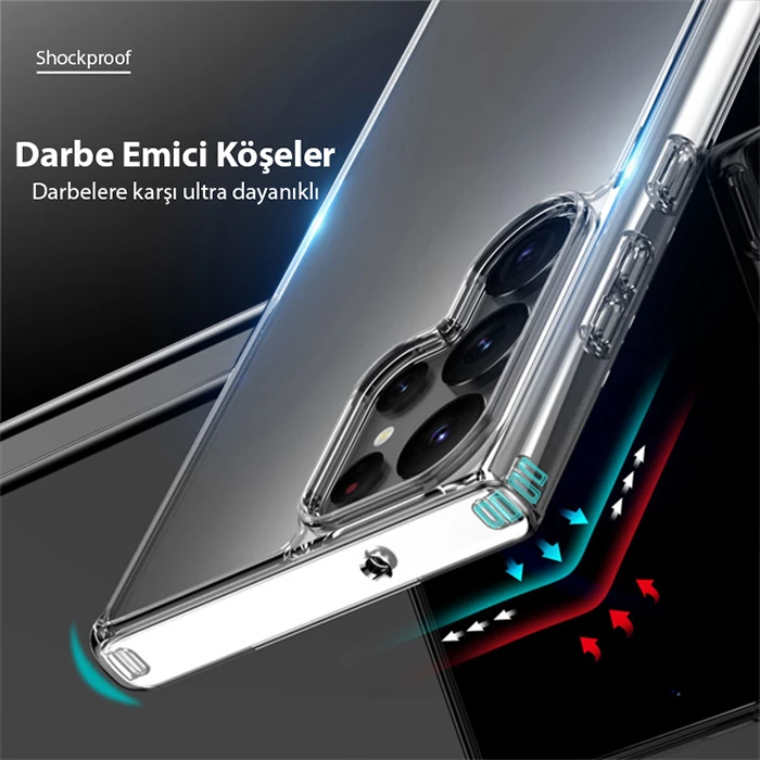Dux Ducis SM Galaxy S23 Ulta Clin Series Shockproof Şeffaf Silikon Kılıf 4 Dux Ducis SM Galaxy S23 Ulta Clin Series Shockproof Şeffaf Silikon Kılıf - Görsel 4