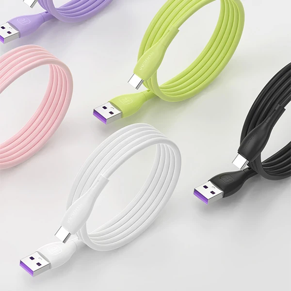 KUULAA Liquid Silicone USB Type C QC3.0 Hızlı Şarj Kablosu 1metre 3 KUULAA Liquid Silicone USB Type C QC3.0 Hızlı Şarj Kablosu 1metre - Görsel 3