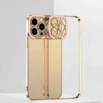 ALLY Fashion Series iPhone 12 Pro Kılıf Renkli Kenar Lazer Çerçeveli Silikon Kılıf