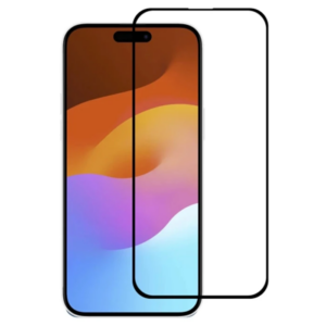 Haydiburaya 90 Ally iPhone 15 Pro Full Glue Tempered Kırılmaz Cam Ekran Koruyucu-(5775)
