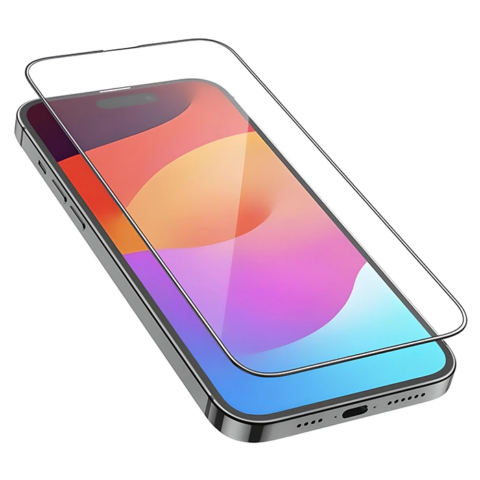 HOCO iPhone 15 Pro 5D Ful Tempered Kırılmaz Cam Ekran Koruyucu 25 Adet Set 3 HOCO iPhone 15 Pro 5D Ful Tempered Kırılmaz Cam Ekran Koruyucu 25 Adet Set - Görsel 3