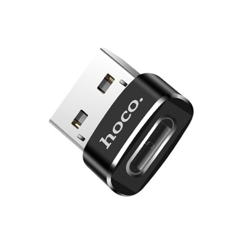 HOCO UA6 Erkek USB to Dişi Type-C Dönüştürücü Çevirici Adaptör-(5775) 1 HOCO UA6 Erkek USB to Dişi Type-C Dönüştürücü Çevirici Adaptör-(5775)