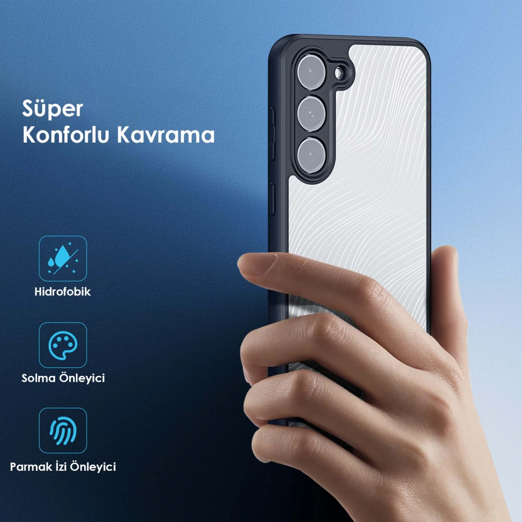 Dux Ducis SM Galaxy S23 Plus Aimo Series Premium Buzlu Sert PC-TPU Kılıf 3 Dux Ducis SM Galaxy S23 Plus Aimo Series Premium Buzlu Sert PC-TPU Kılıf - Görsel 3
