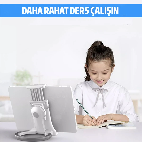 ALLY PB-47B Askılı Katlanabilen Çok İşlevli Tablet -Telefon Standı Tutucu 4 ALLY PB-47B Askılı Katlanabilen Çok İşlevli Tablet -Telefon Standı Tutucu - Görsel 4