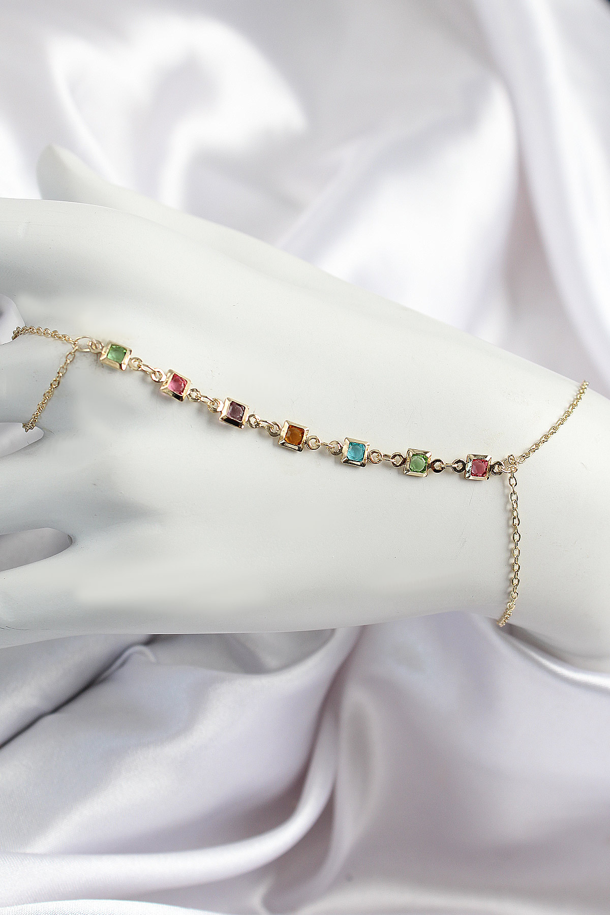Pirinç Renkli Kare Zirkon Taşlı Y Model Gold Renk Kadın Şahmeran 5886 1 Pirinç Renkli Kare Zirkon Taşlı Y Model Gold Renk Kadın Şahmeran 5886