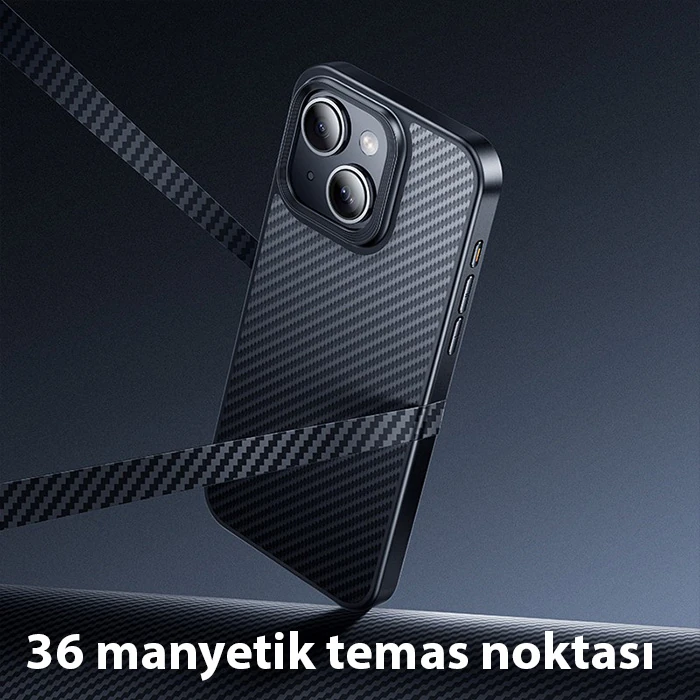 Hoco iPhone 15 AS7 Kılıf Manyetik Magsafeli Telefon Kılıfı-(5775) 2 Hoco iPhone 15 AS7 Kılıf Manyetik Magsafeli Telefon Kılıfı-(5775) - Görsel 2