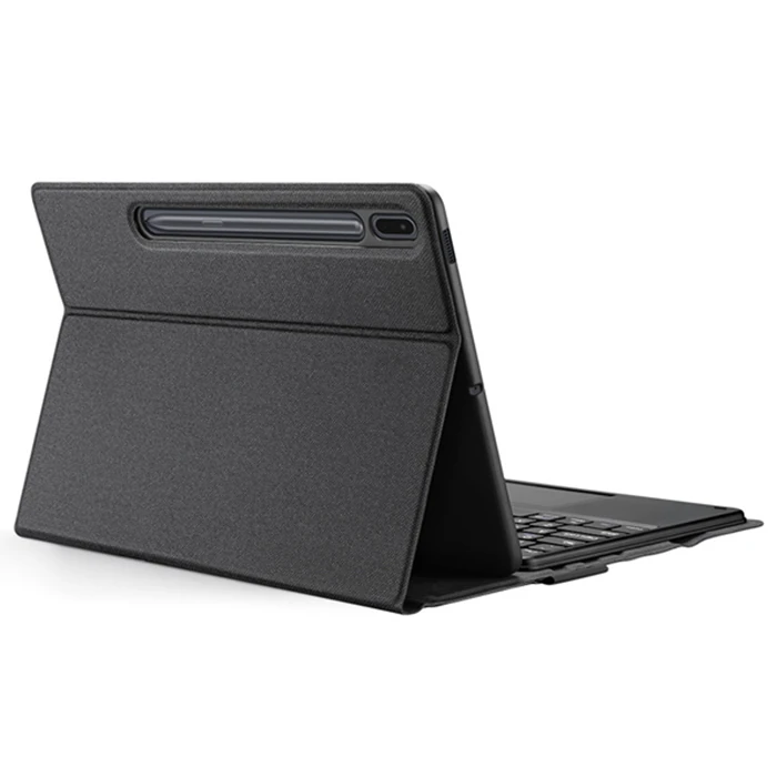Dux Ducis SM Galaxy Tab S8 Plus-S7 Plus-S7 FE ile Uyumlu Bluetooth Klavye Touchpad Kılıf-(5775) 1 Dux Ducis SM Galaxy Tab S8 Plus-S7 Plus-S7 FE ile Uyumlu Bluetooth Klavye Touchpad Kılıf-(5775)