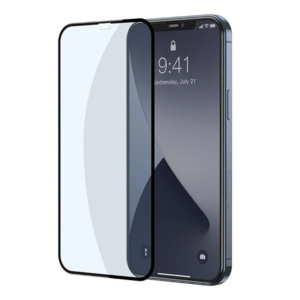 Haydiburaya 11 Baseus İPhone 12 Mini 5.4 0.3MM Full Anti Blue Light Tempered Cam Ekran Koruyucu 2Adet Set