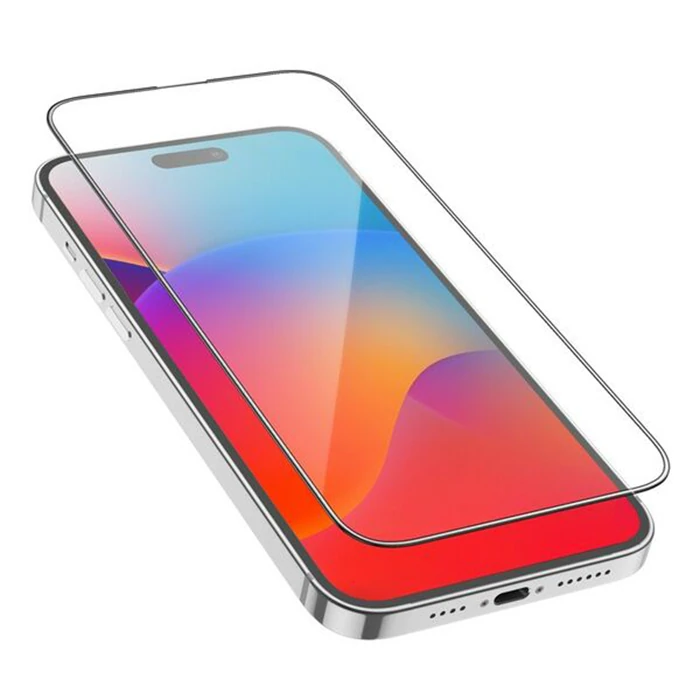 HOCO iPhone 15 Plus Full HD Tempered Kırılmaz Cam Ekran Koruyucu 10 Adet Set 2 HOCO iPhone 15 Plus Full HD Tempered Kırılmaz Cam Ekran Koruyucu 10 Adet Set - Görsel 2