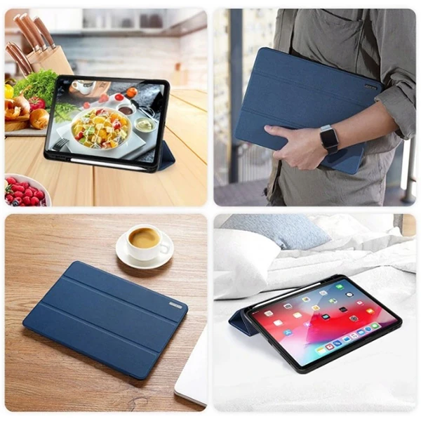DUX DUCİS iPad Air 4 10.9 Kılıf Kalem Yerli Soft Tpu Mıknatıslı Kılıf (Domo)-(5775) 3 DUX DUCİS iPad Air 4 10.9 Kılıf Kalem Yerli Soft Tpu Mıknatıslı Kılıf (Domo)-(5775) - Görsel 3